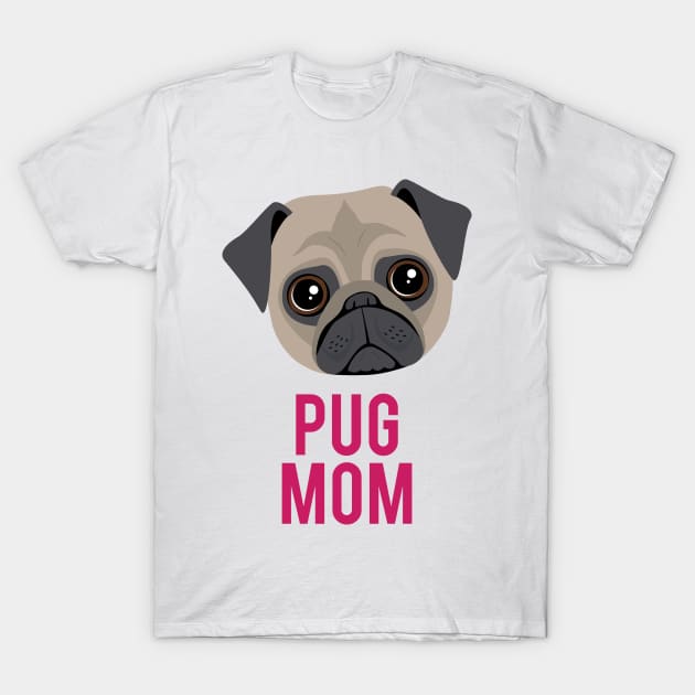 PUG MOM T-Shirt by NV